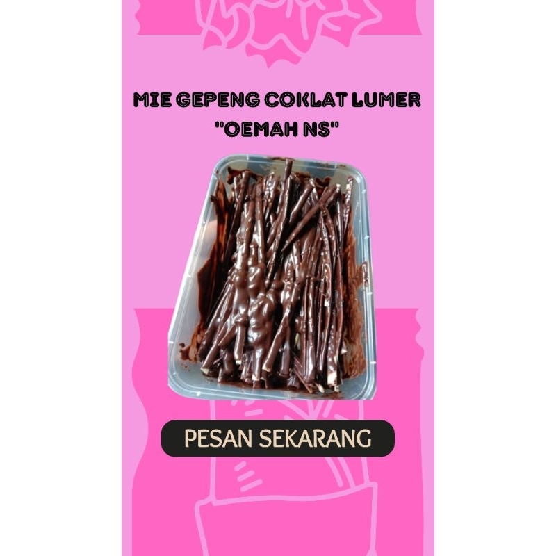 

MIE GEPENG COKLAT LUMMER"OEMAH NS" COKLAT MELIMPAH