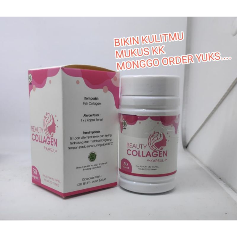 Collagen vitamin Pemutih Kulit Herrbal Collagen Kapsul pemutih kolagen