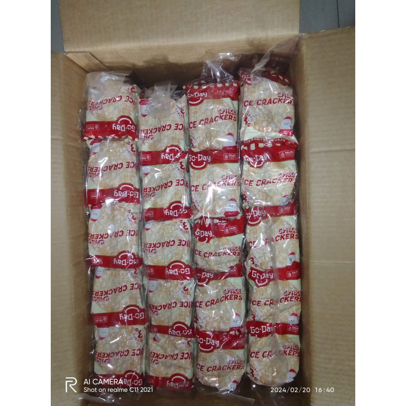 

QH Biskuit Go Day Rice Crackers 1 pack isi 60pcs