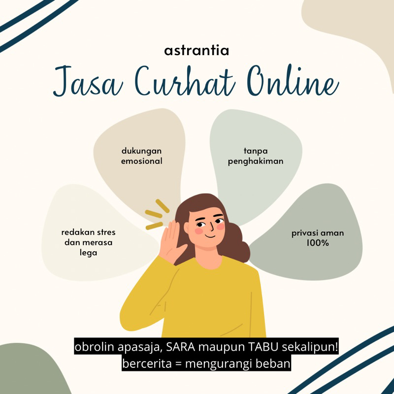 Jasa curhat online | cerita online | emotional support | teman bercerita