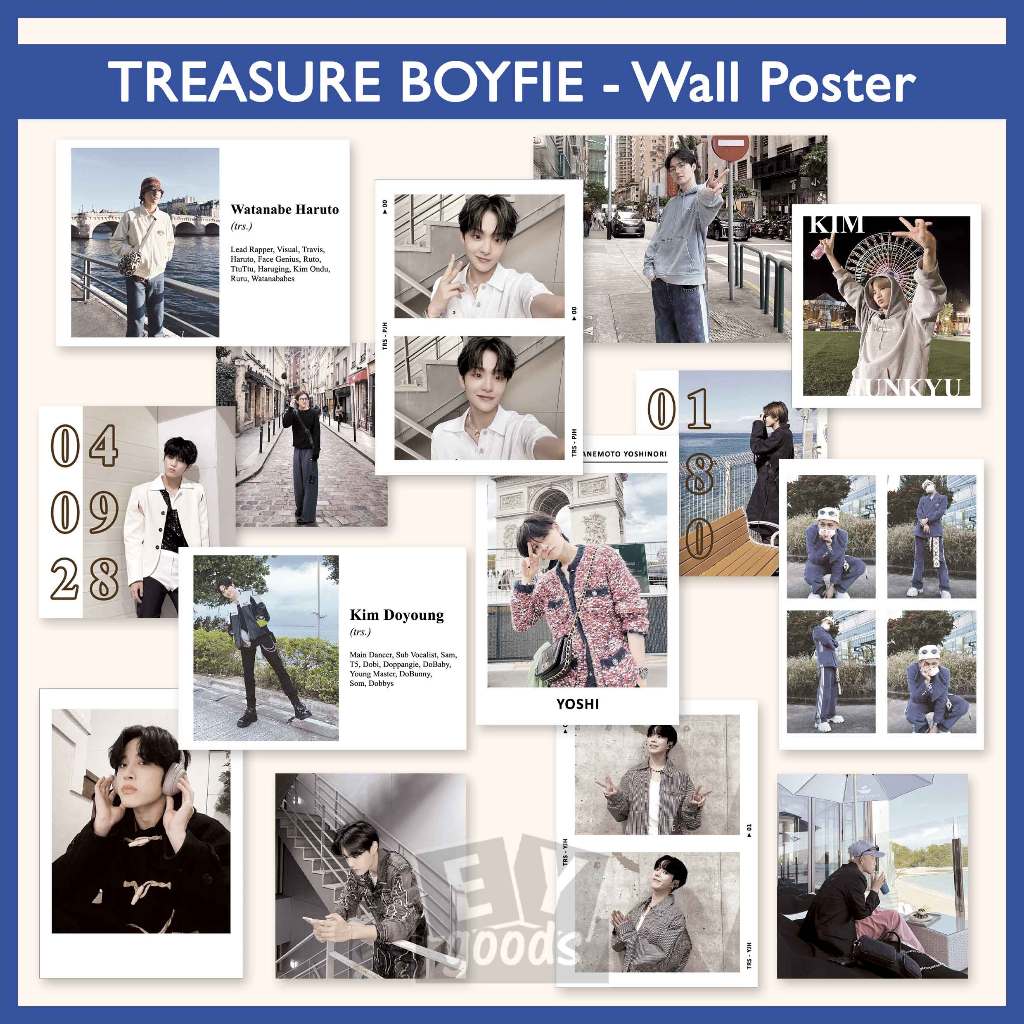 Wall Decor TREASURE BOYFIE Boyfriend Material TEUME Treasure Maker TRUZ walldecor Art print postcard