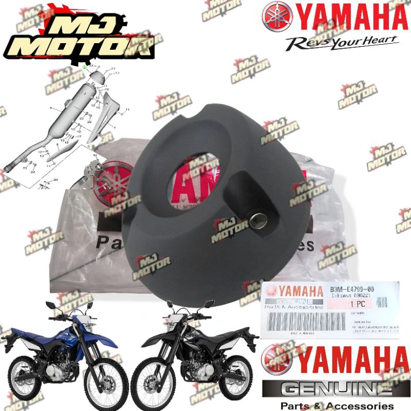 CAP COVER UJUNG KNALPOT WR 155 WR155 ORIGINAL YAMAHA B3M-E4799-00