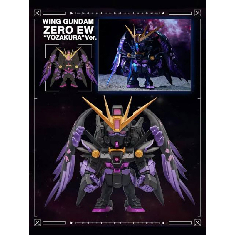 BANDAI QMSV MINI XXXG-00W0 WING GUNDAM ZERO EW - YOZAKURA