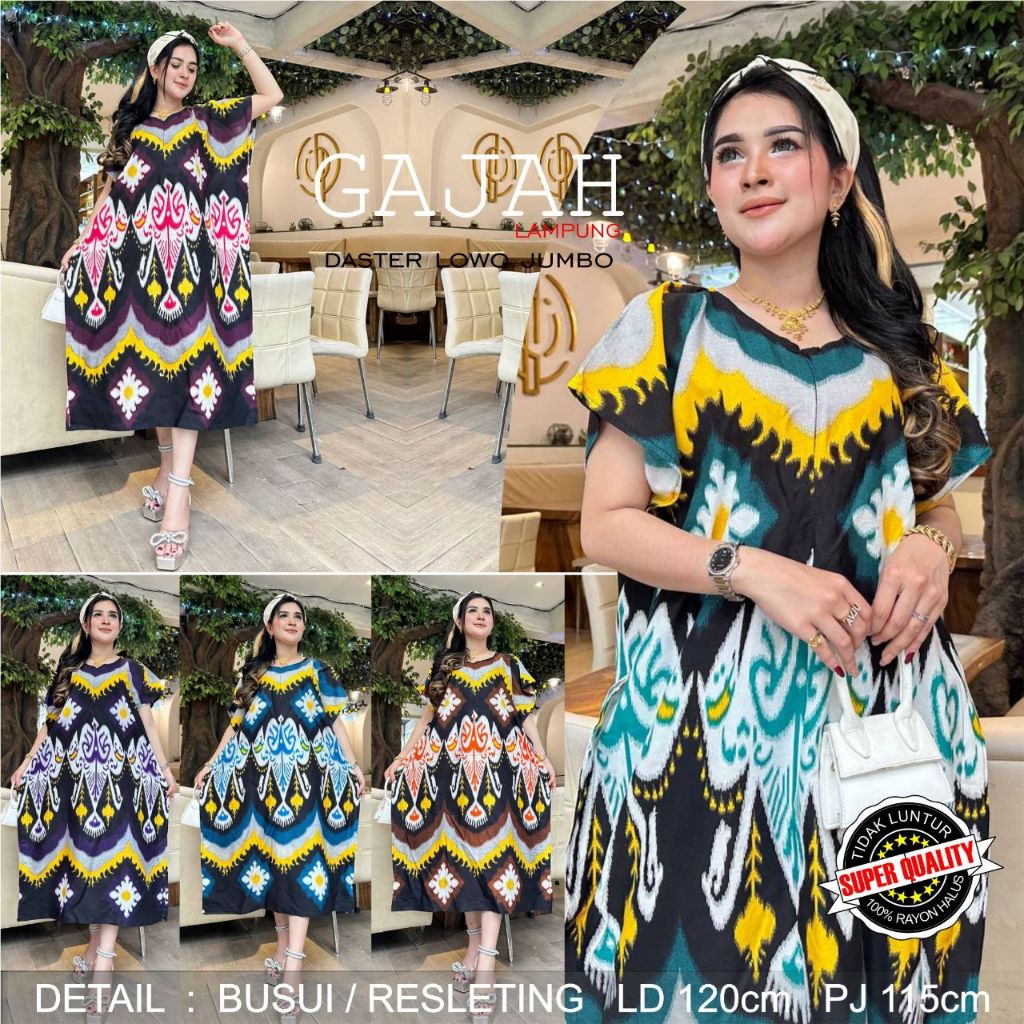 DASTER LOWO JUMBO BUGIS RESLETING DEPAN LD 120 KALONG KELELAWAR  BAJU TIDUR MURAH PAKAIAN WANITA BAH