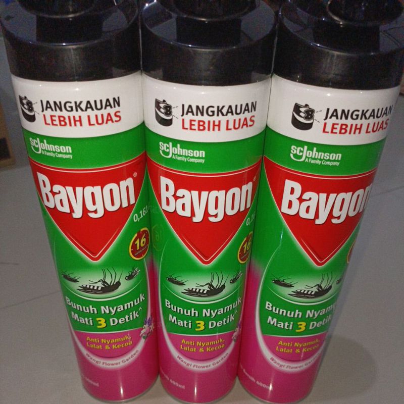 Baygon aerosol flower garden 600+75ml/450