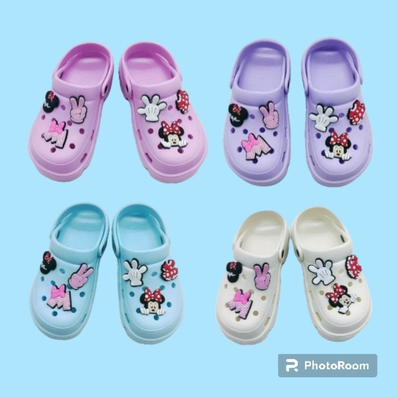 Mickey mouse Sandal Harian Anak Perempuan Kuat awet Empuk elastis Nyaman  Ringan Sandal Anak Perempu