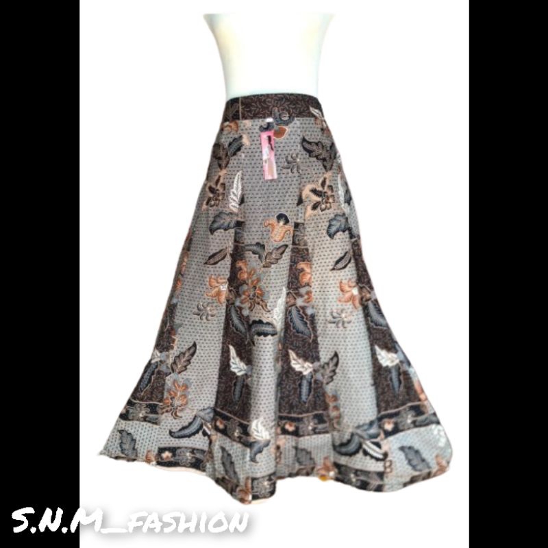 ROK BATIK PANJANG PECAH 8 BERLAPIS FURING KATUN LEMBUT