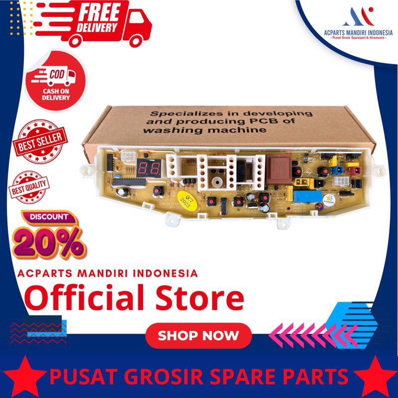 SAMSUNG 8.0kg WA80J7, Modul pcb mesin cuci Top Loading
