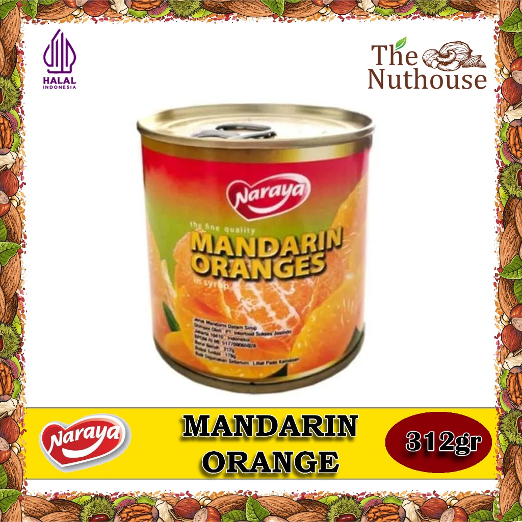 

NARAYA Mandarin Orange in Syrup / Jeruk Mandarin 312gr