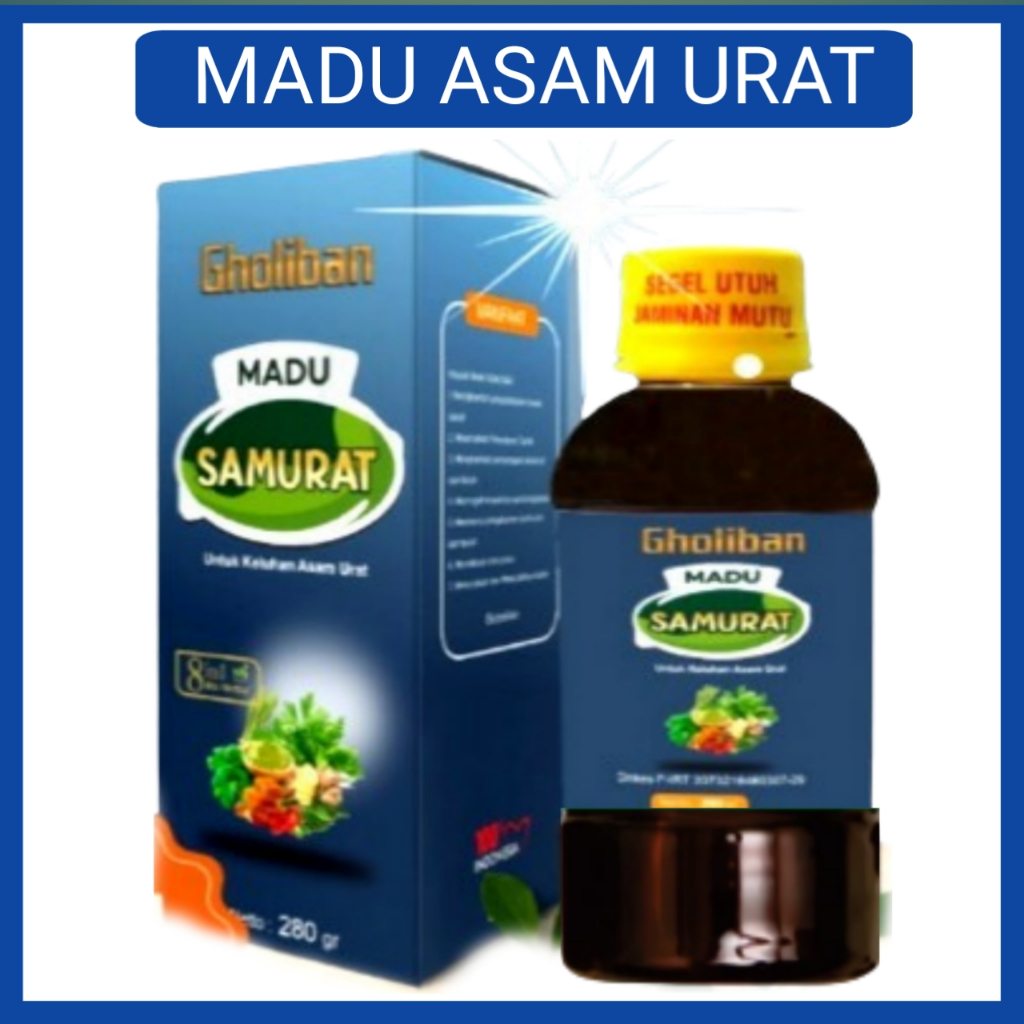 

Madu Asam Urat Dan Kolesterol nyeri sendi 280 gr Halba Store
