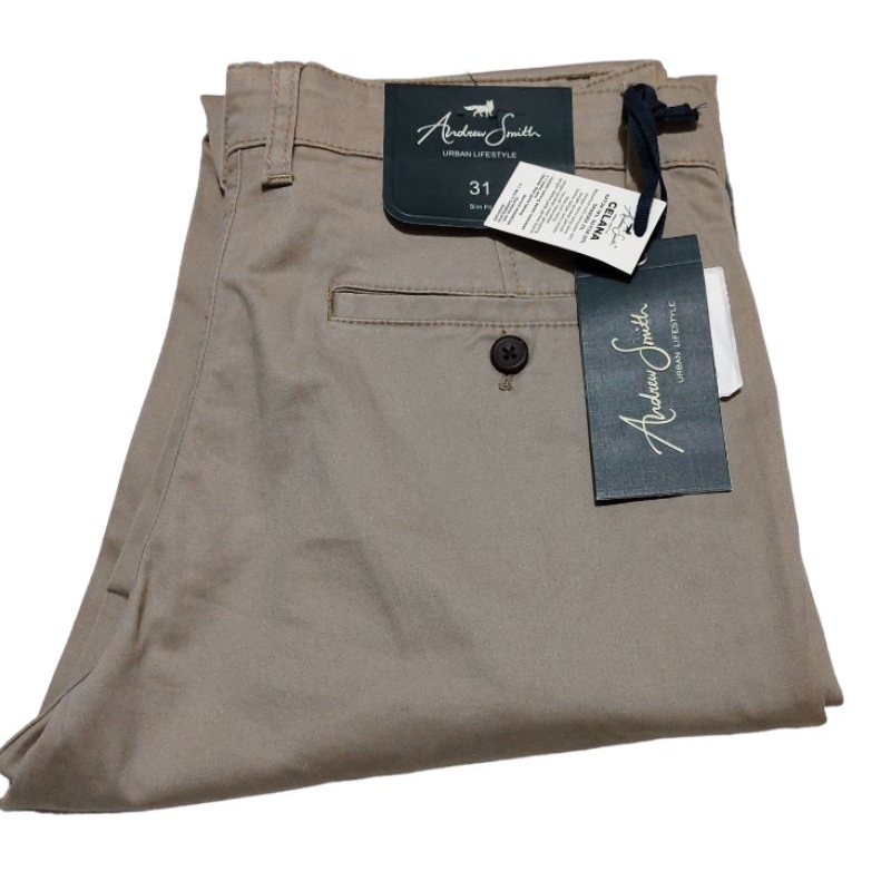 Celana Panjang CHINO pria Andrew Smith original size 30,31