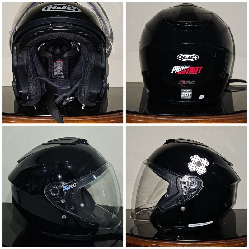 HJC i30 Black Gloss Size L
