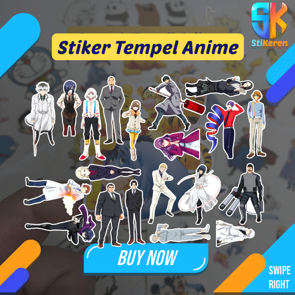 

Stiker Anime Tokyo Ghoul Premium untuk Laptop HP Kulkas Tumblr