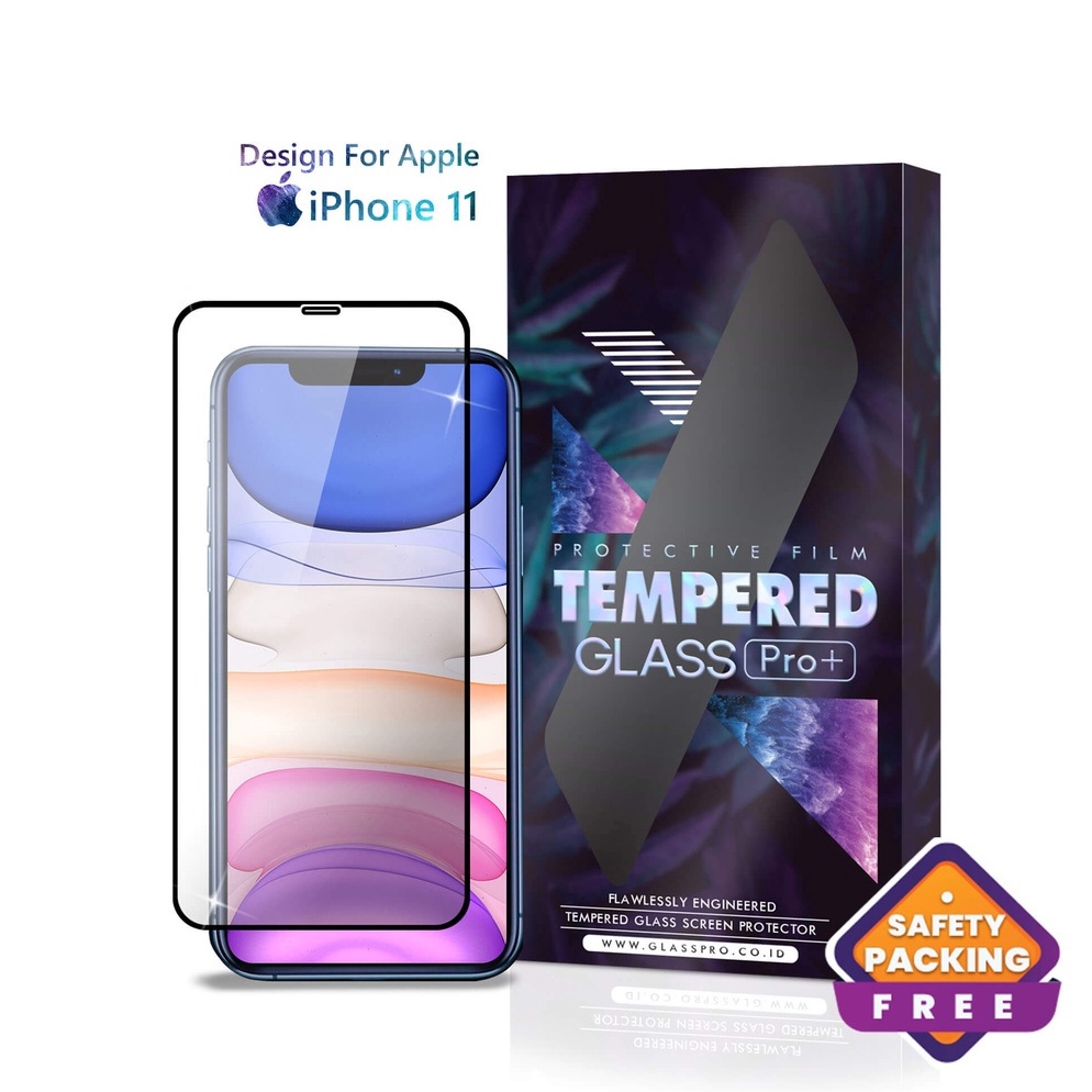 ART B66B Glass Pro Tempered Glass iPhone 11 Full Cover  Premium Anti Gores screen protector not Anti Spy antispy case casing housing second Privacy glass matte iPhone Xr Full Screen  iPhone Series