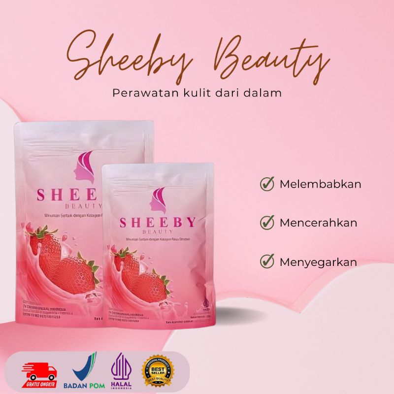 Sheeby Beauty Kolagen Pemutih Badan MInuman Kolagen Drink ORI Sheeby Beauty Kolagen ( isi 50gr )