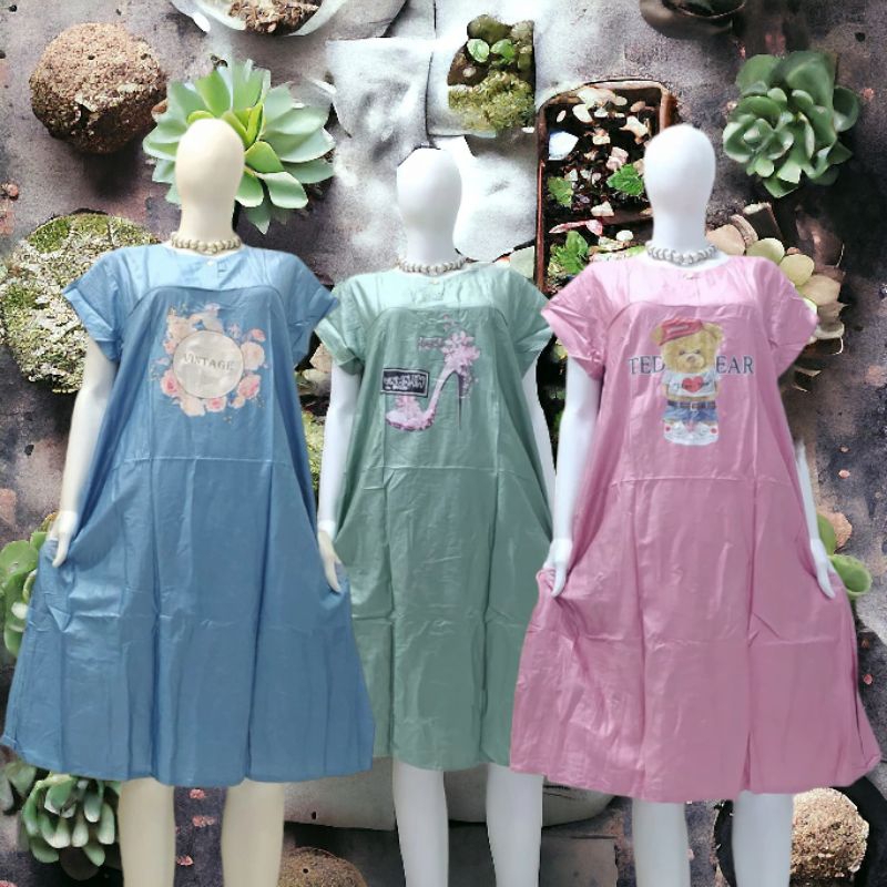 Daster Payung slebew LD 110 bahan Rayon premium