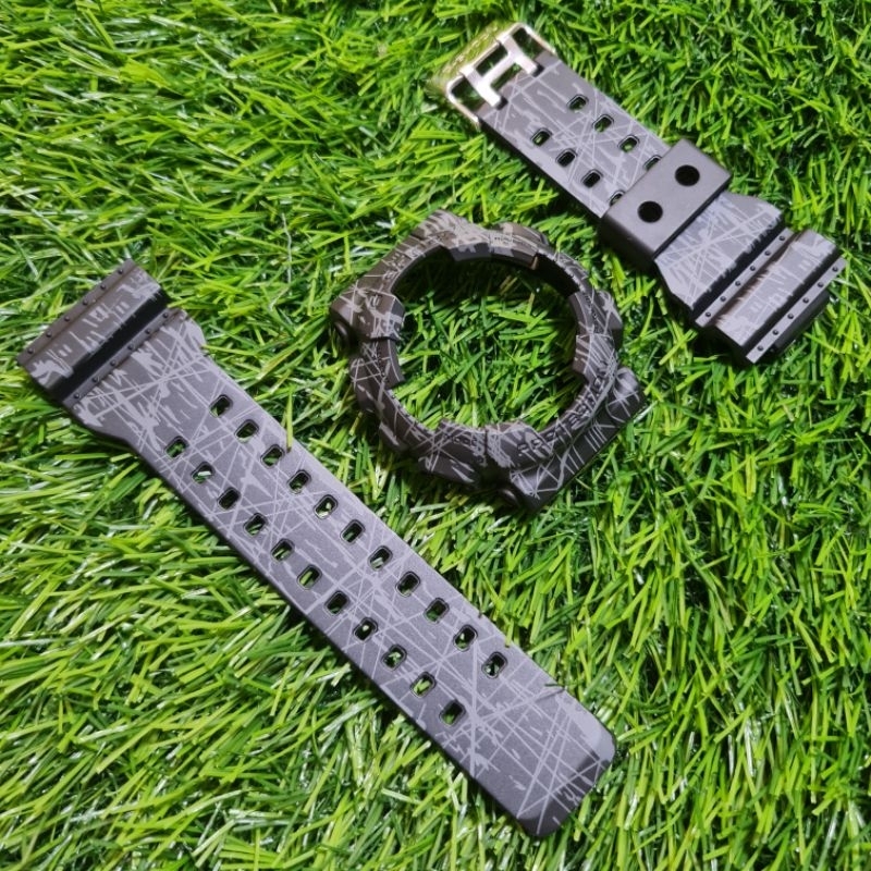BNB BEZEL STRAP G-SHOCK GA-100 GA-110 GA-120 GD-100 GD-120 BURST BLACK