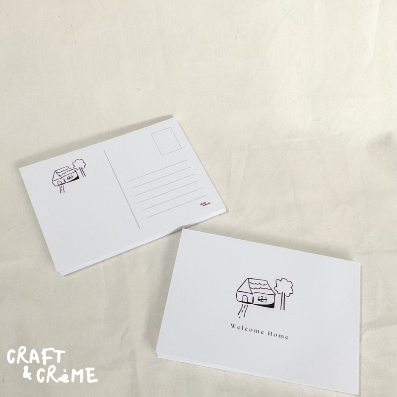 

[craftandcreme] POSTCARD MONO / POSTCARD / KARTU POS / MINIMALIST / KOREAN CARD / AESTHETIC / KARTU ESTETIK / ROOM DECOR / KARTU DINDING