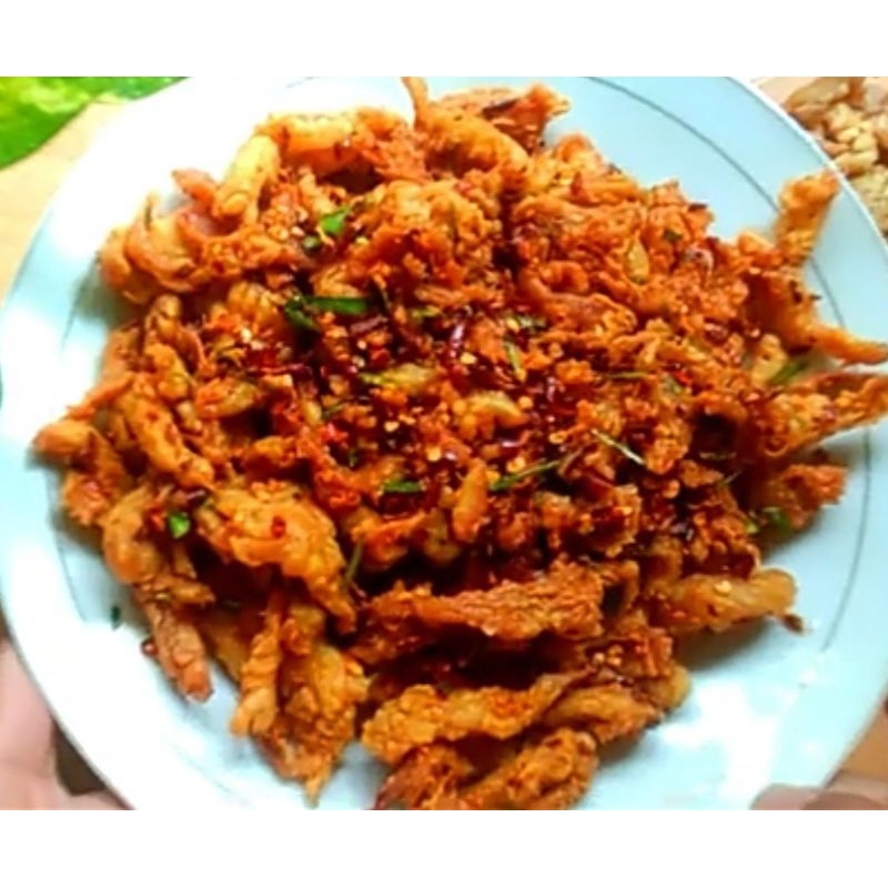 

kripik kulit ayam crispy viral 3varian 250gram & 1/2kg