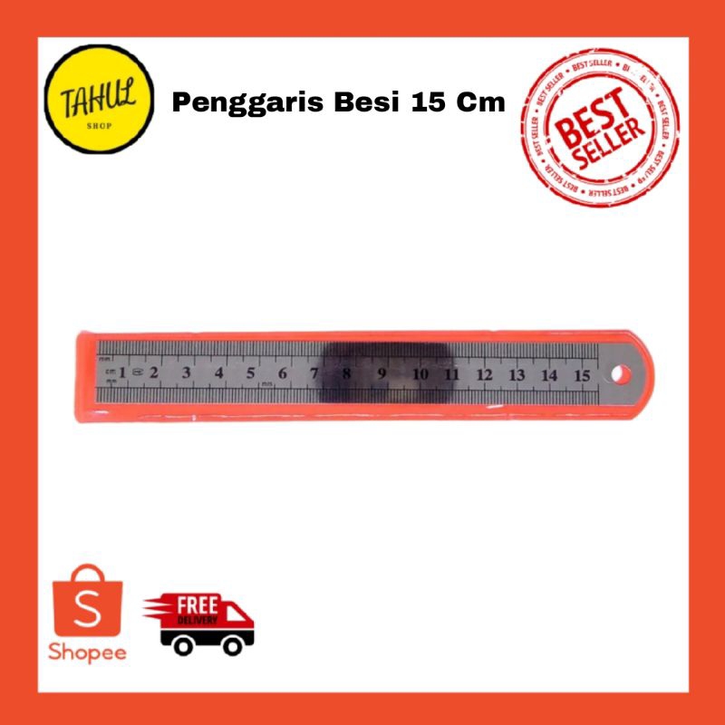 

Penggaris Besi (Stainless) 15 cm