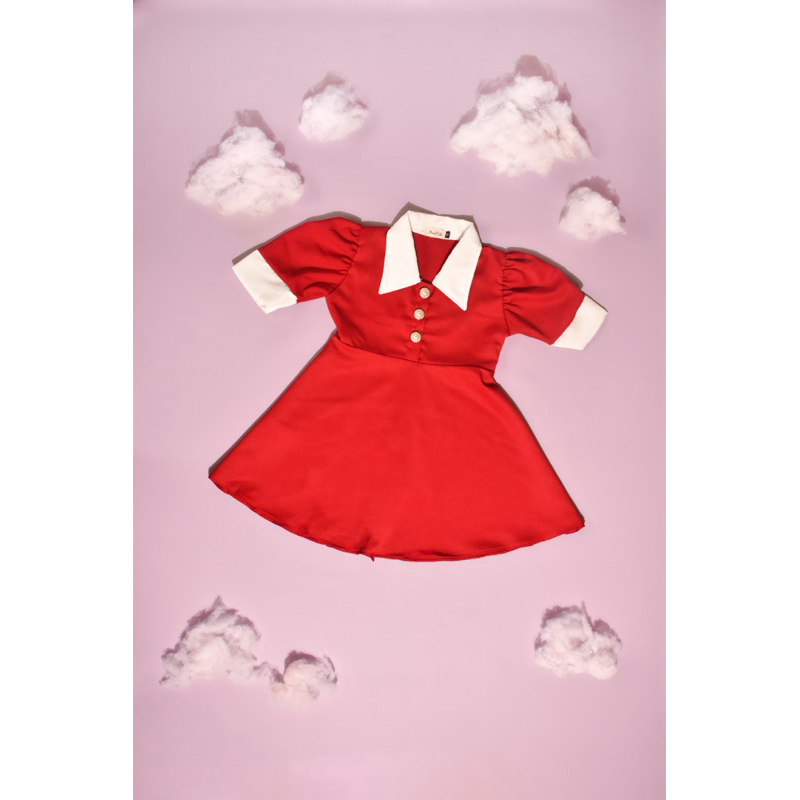 wednesday dress/ baju anak dress 2-6 tahun