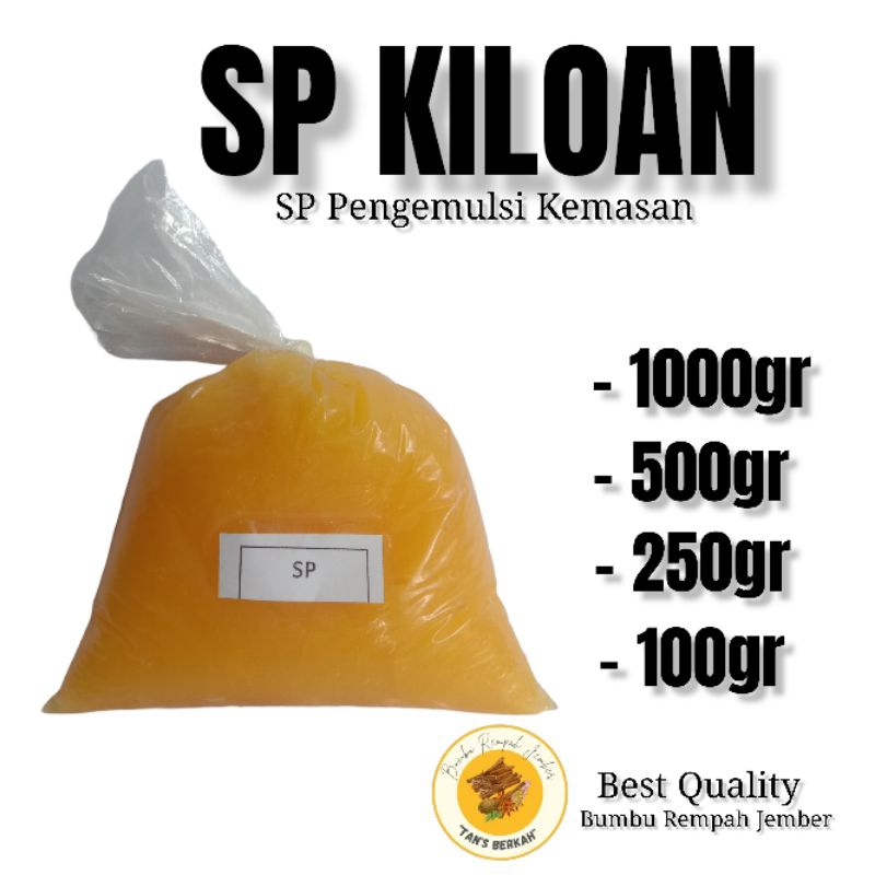 

SP Los | Pengemulsi | SP Kiloan kemasan 1 kg dan 500gr