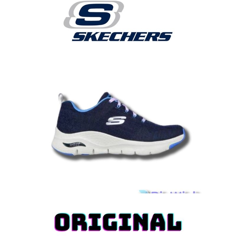 Skechers Arch Fit Comfy Wave Navy Women's ( 149414/NVBL ) Original