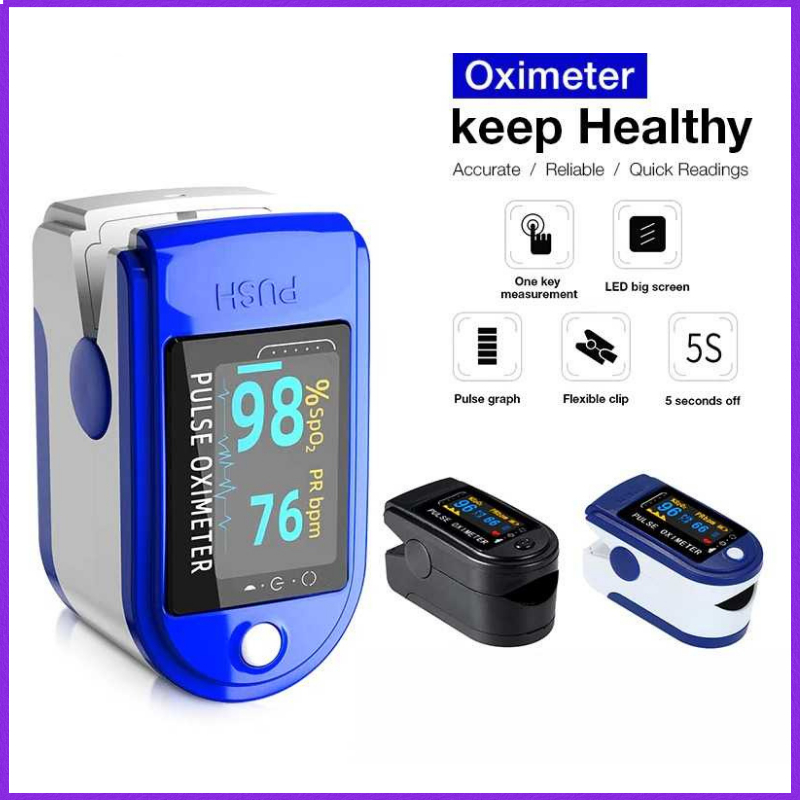 COD ABCMASK Alat Pengukur Detak Jantung Kadar Oksigen Oximeter / alat pengukur detak jantung digital