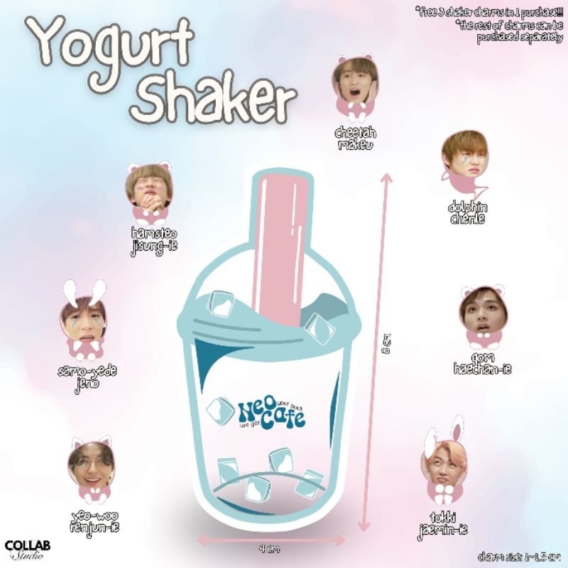 Yogurt Shaker | NCT Shaker Keychain Yogurt Shake Edition