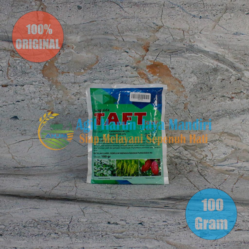 TAFT 75WP Pak Tani 100 Gram Fungisida Bercak Daun Batang Fungisida Sistemik
