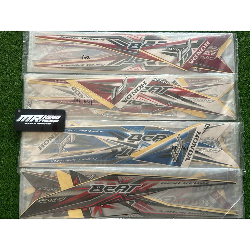 Lis Stiker Striping Body Set Honda Beat 2015