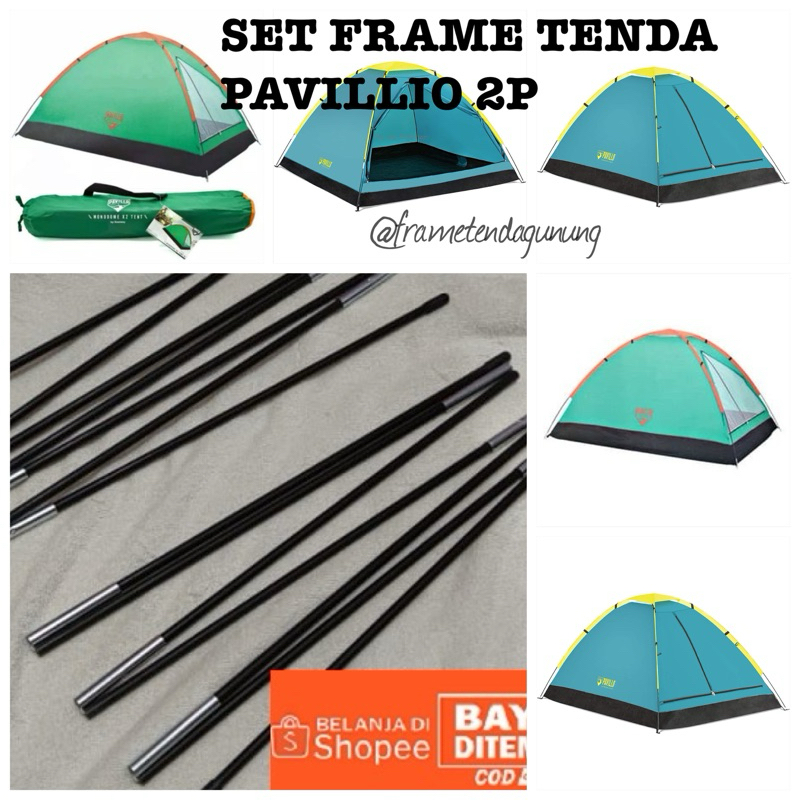 Set frame tenda pavillio 2P set rangka tenda pavillio 2p