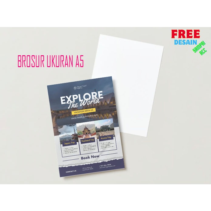 

Brosur Ukuran A5 Desain Suka - Suka Sampai ACC Full Bordles