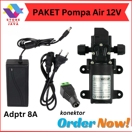 Pompa Air Dc 12 Volt? 72w 130psi 4.0 L/Min Sanyo Mini Termurah Elektrik High Pressure Pompa Semprot 