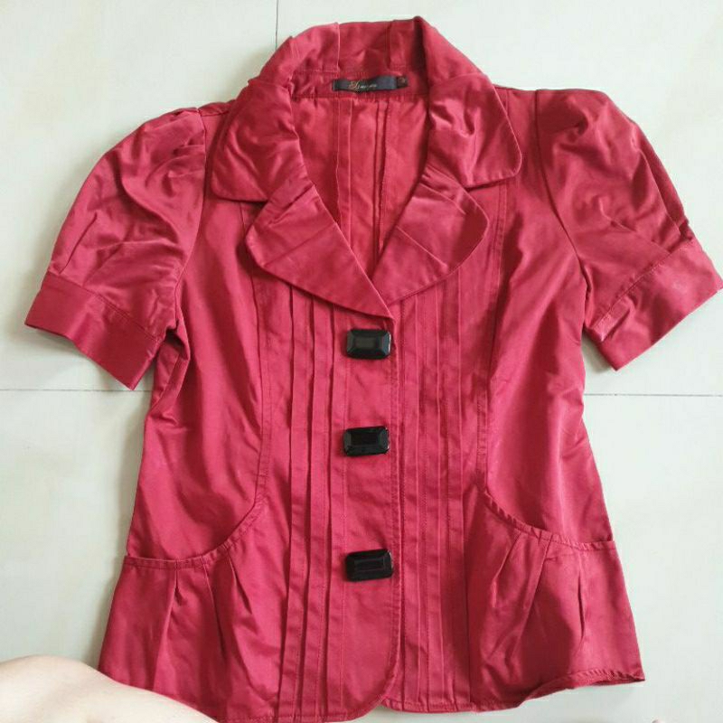 blazer lengan pendek preloved