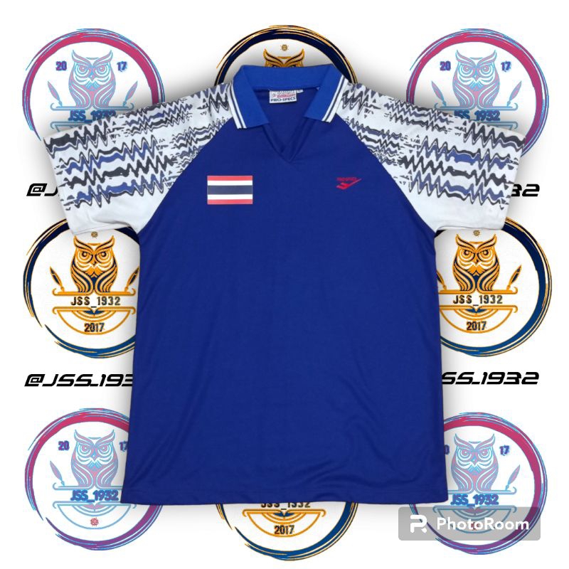 Jersey Bola / Futsal TIMNAS THAILAND Commonwealth Games Kit 16 ORIGINAL Murah Retro Vintage Rare Blo
