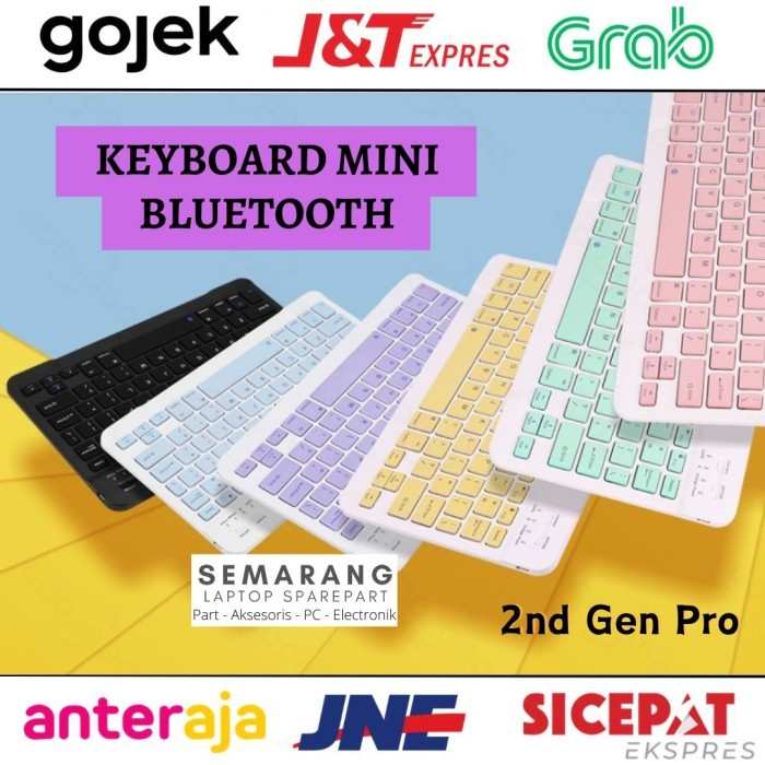 KEYBOARD MINI BLUETOOTH Wireless Slim Thin Tablet Android Ios Windows