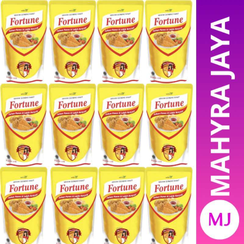 

Minyak goreng Fortune 1Liter 12 Pcs