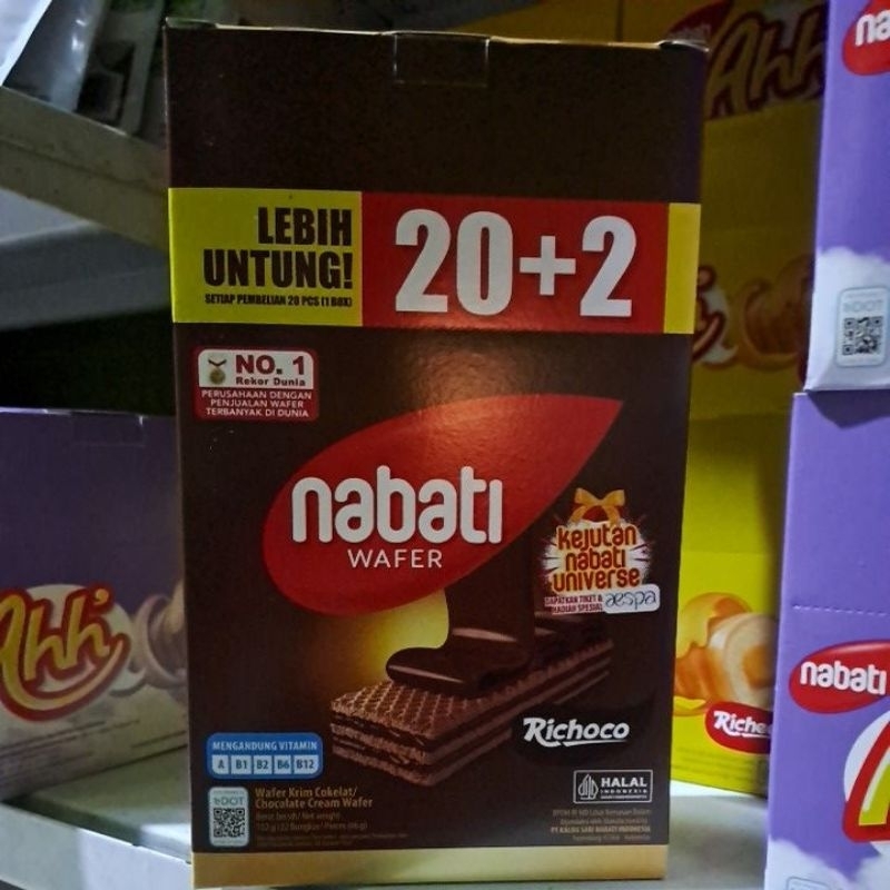 

Wafer Nabati box isi 20 pc