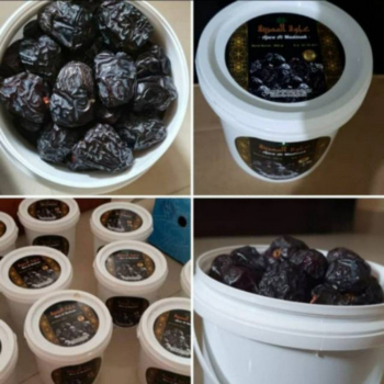 

Dijual Kurma Ajwa Ember 850Gr kurma nabi Ember 850 gram Asli Madinah Premium Berkualitas