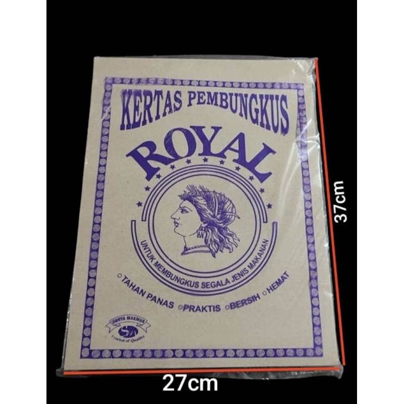 kertas nasi royal ungu (isi 100 lembar)