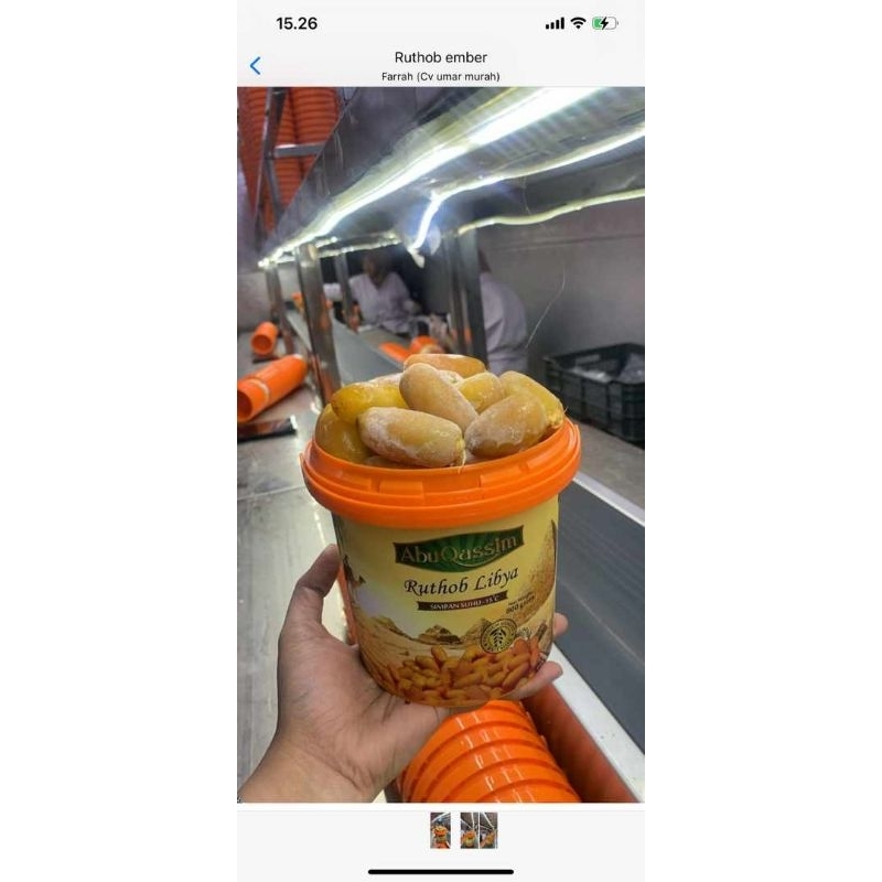 Kurma Ruthob Libya Kemasan Ember
