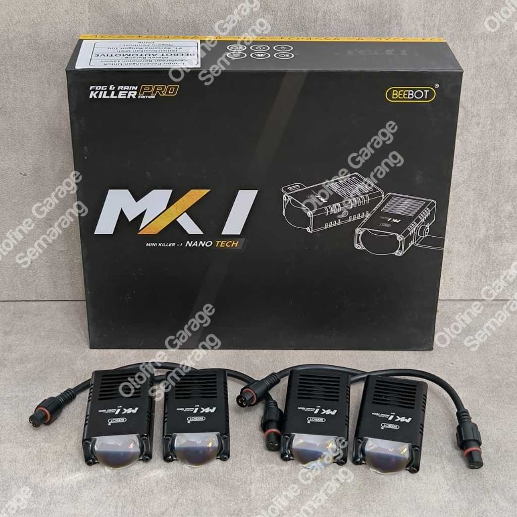 Mini Projector Laser Beebot Mk1 Nano Tech, Hi-Low 25W/pcs, White/Yellow