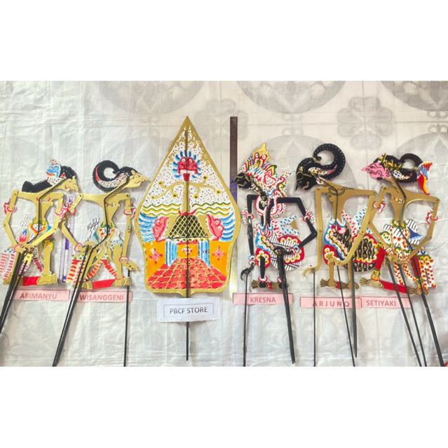 WAYANG KERTAS PAKET WAYANG KOMPLIT GUNUNGAN KRESNA ARJUNA DLL