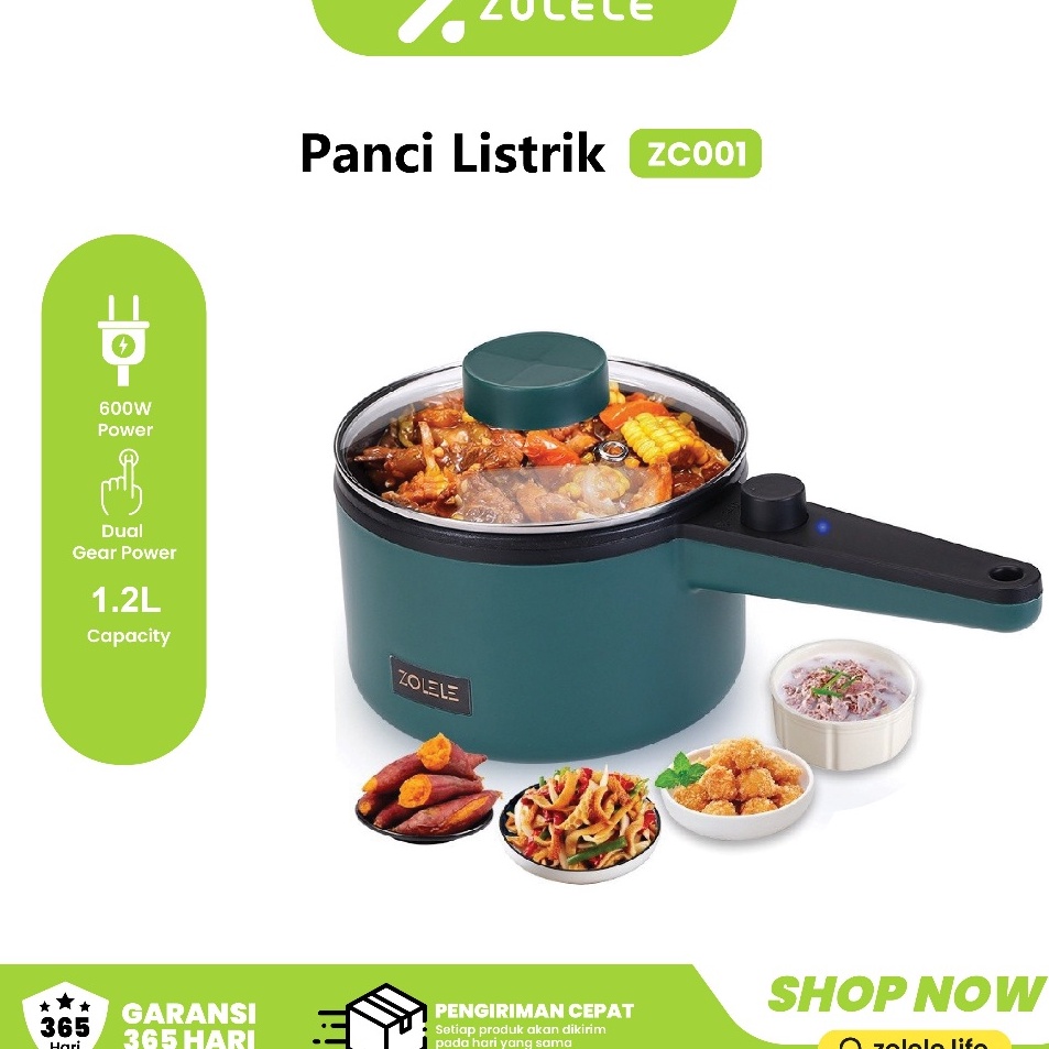 Paling Popular ZOLELE Panci Listrik Rice Cooker 12L Mini Non Stick Penanak Nasi Large Capacity Elect