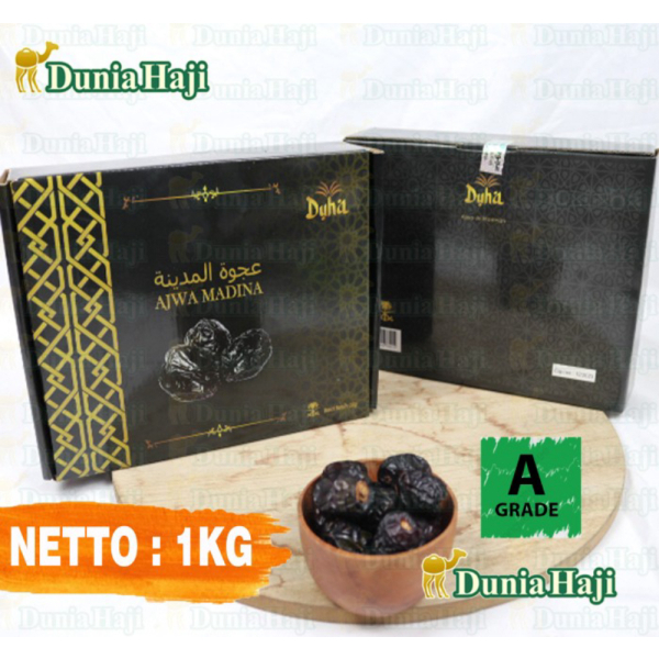 

Jual Dunia Haji - Kurma Ajwa Kurma Nabi Asli Madinah 1kg Limited
