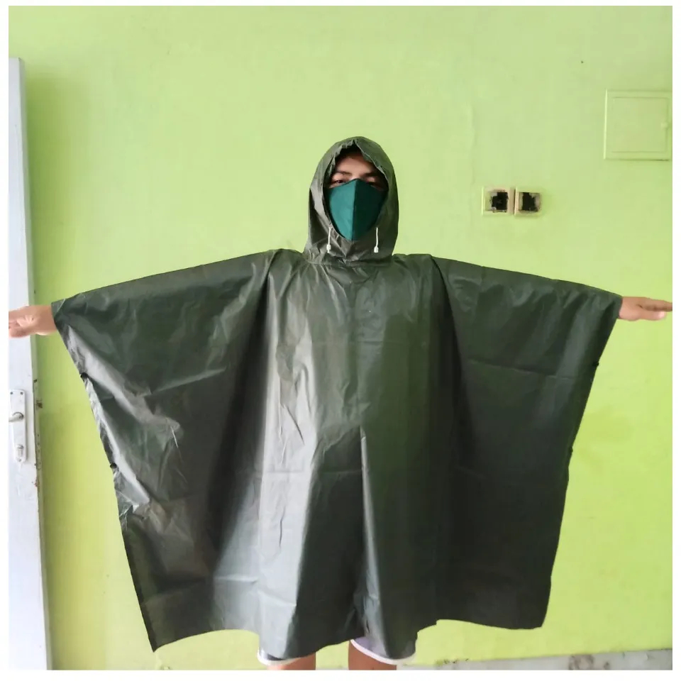 JAS HUJAN PONCO KELELAWAR DEWASA JUMBO Mantel Hujan Pria Wanita Dewasa Original RENS COD