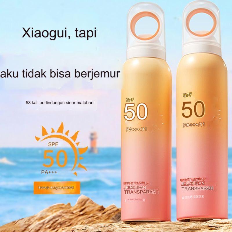 Semprotan tabir surya SPF50P++ semprot tabir surya sunscreen semprot sanskrin semprot suncreen sempr