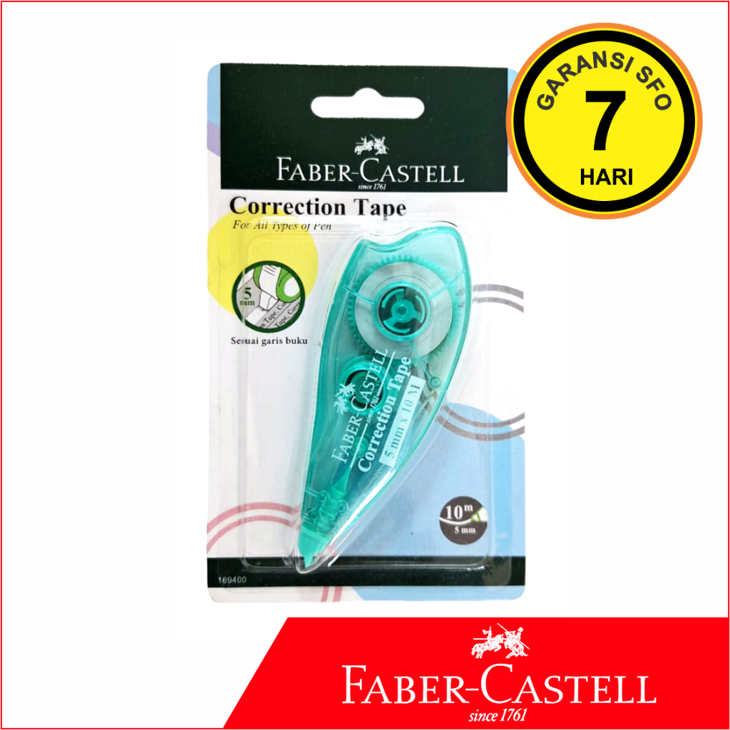 

Correction Tape Faber Castell GN-510 (GN510) - SFO Semarang Official