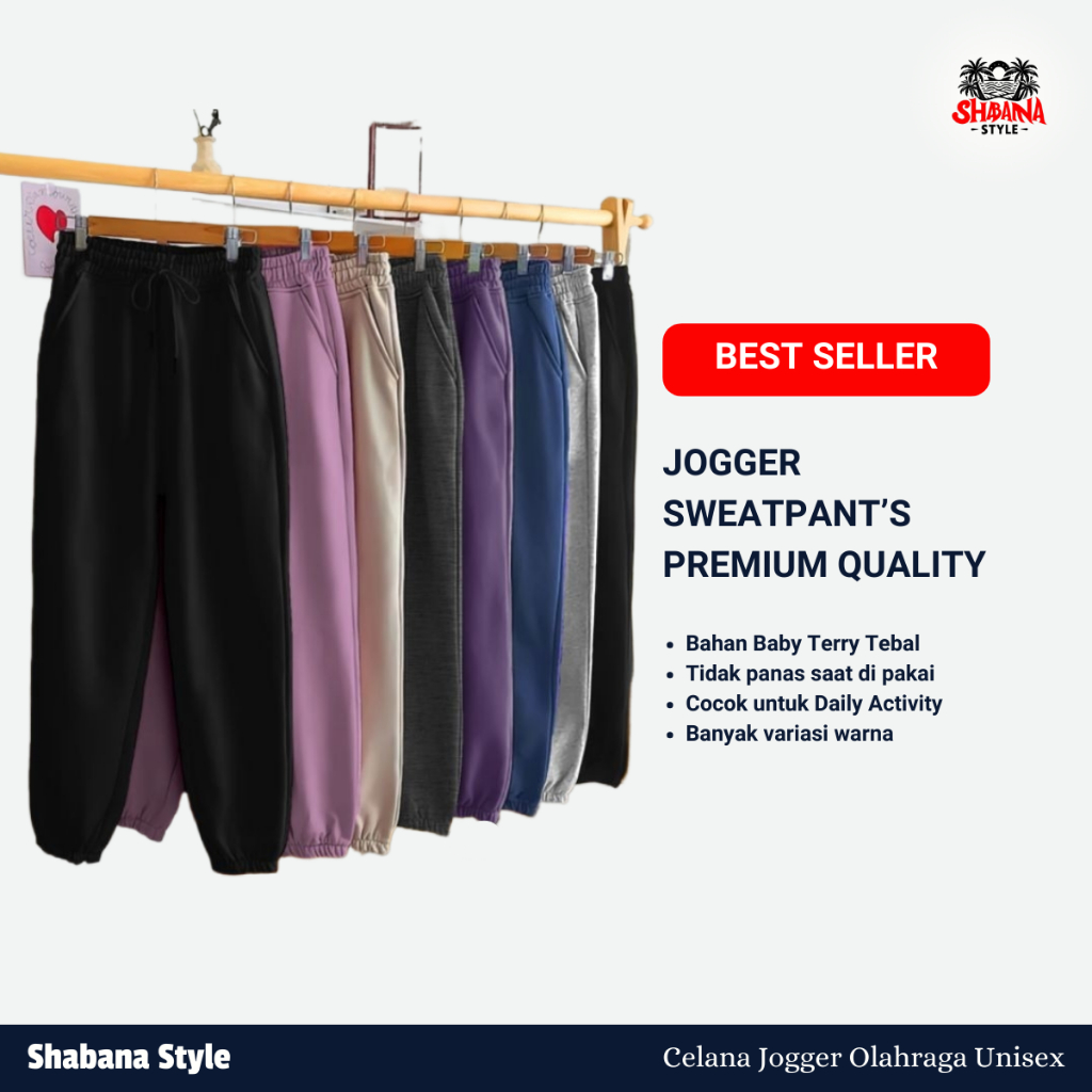 Celana Jogger Sweatpants Korean Style | Celana Olahraga Gym Senam Wanita | Cargo Pants Terlaris | Ce